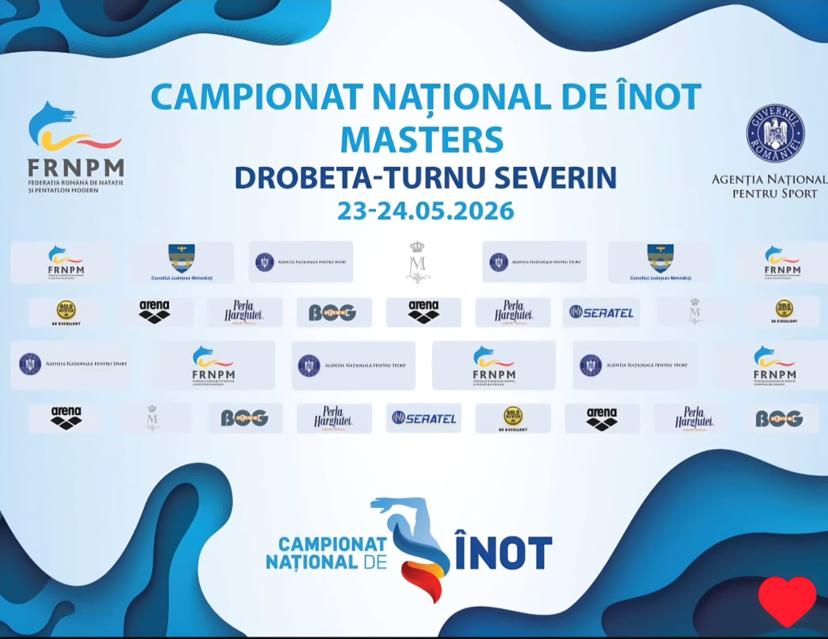 Championship poster - National Masters Swimming Championship Drobeta-Turnu Severin