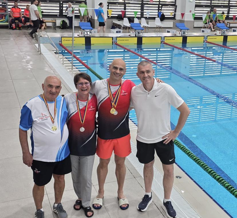 Aqua Sport Galați team at the National Masters Swimming Championship