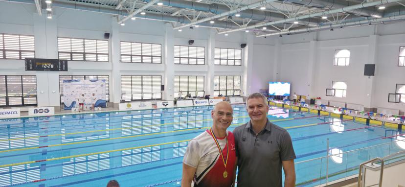 Bogdan at the National Masters Swimming Championship